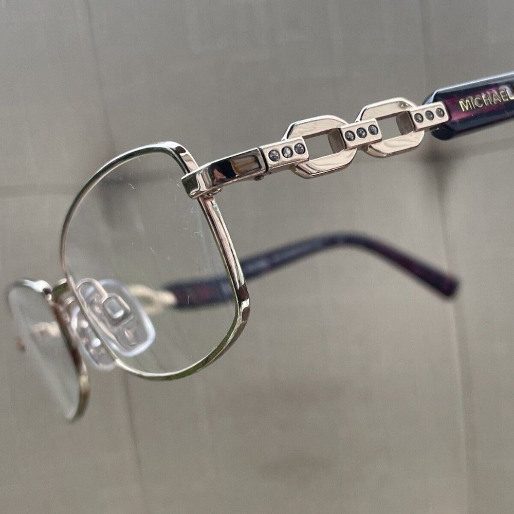 Michael Kors Wonen Eyeglasses Frame Mk30028 Maldives Gold/red Tone Glasses - Picture 5 of 12
